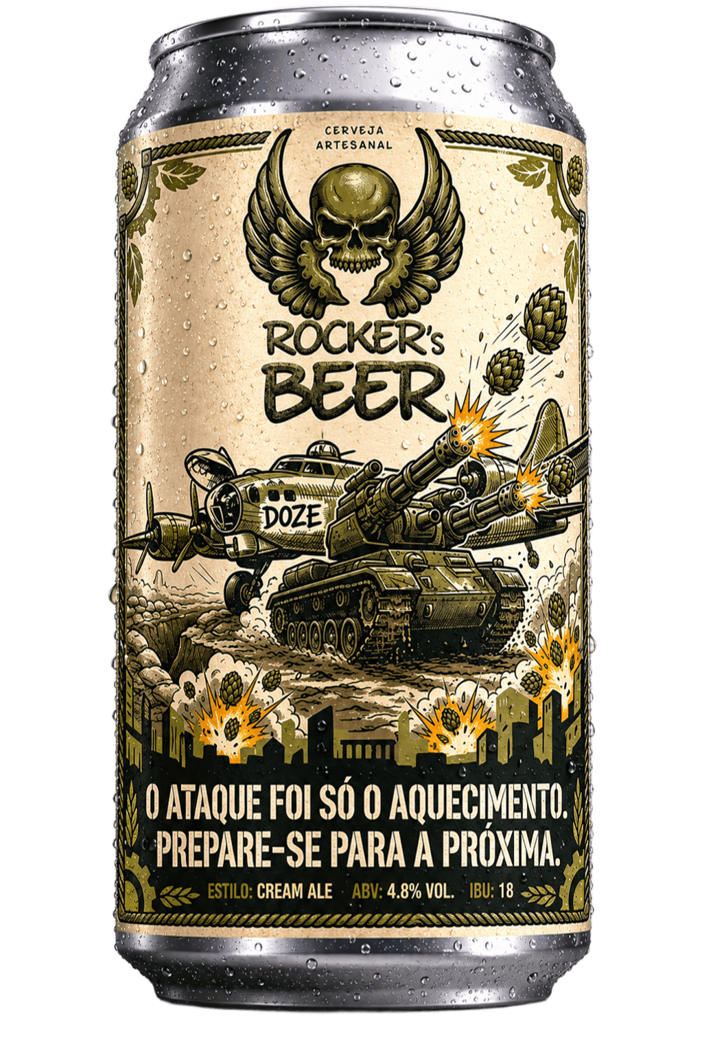 Cerveja Rocker's — Adivinha Doutor (Lager)